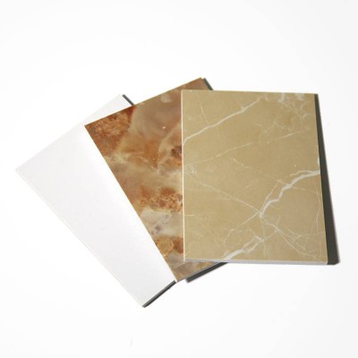 1.22*2.44 Pvc Flexible Marble Sheet High Goss Pvc Panel For Decoration